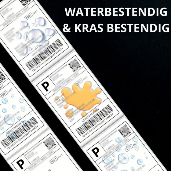 500 Vellen Thermisch Etiketprintpapier
