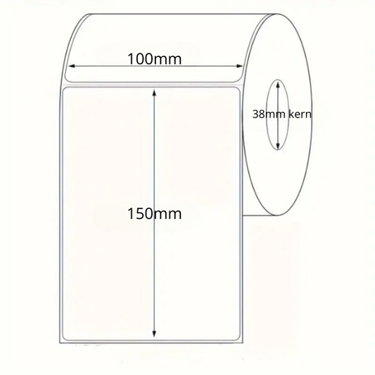 500 Vellen Thermisch Etiketprintpapier