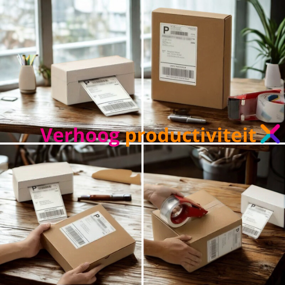 500 Vellen Thermisch Etiketprintpapier