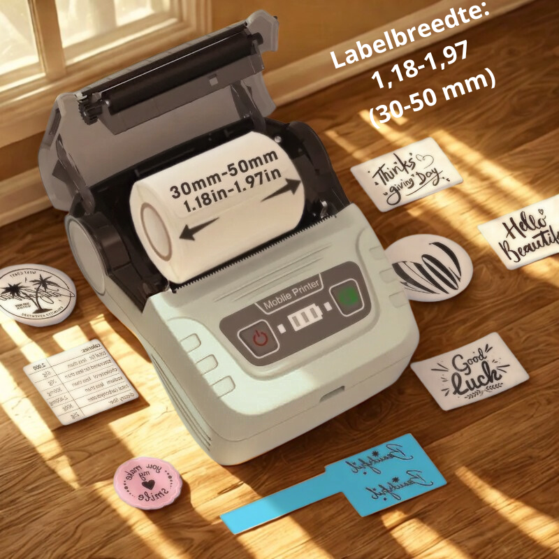 Draadloze Barcode & Label Printer